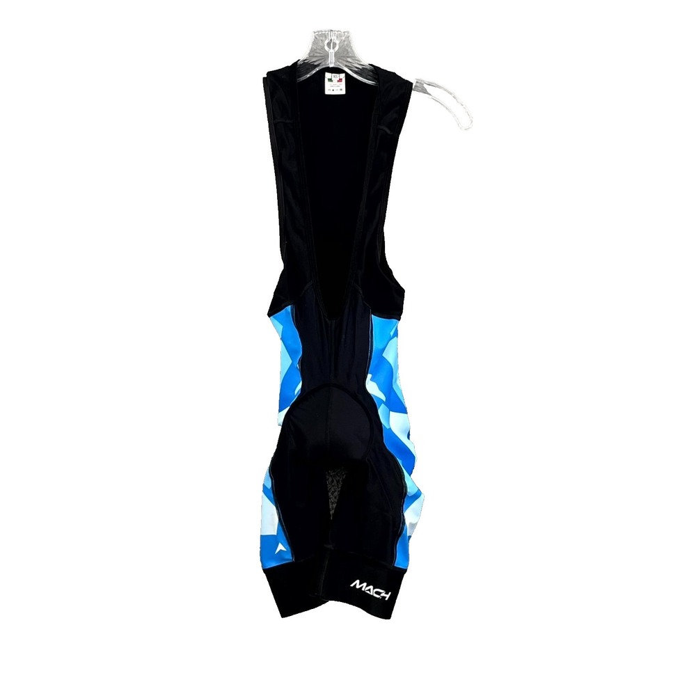 Mach Cycling Bib Shorts Mens XS Padded Performance Racing Athletic Sportswear‎